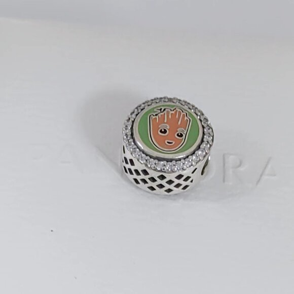Pandora Disney I am Groot Exclusive Bead Charm Baby Groot Pendant S925 Silver - Picture 3 of 6